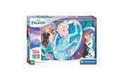 Puslespill - Clementoni Jigsaw Puzzle Super Color Frozen 104pcs. Gulv - 25737