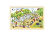 Puslespill - Goki Jigsaw puzzle 24 pcs - Visit at the Zoo Tre - 57808