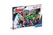 Puslespill - Clementoni Jigsaw Puzzle Super Color Avengers 104pcs. Gulv - 25718