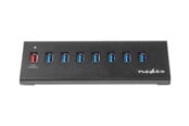 USB-hub - Nedis UHUBUP3810BK - hub - 8 ports USB-hub - 8 porter - Svart - UHUBUP3810BK