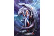 Puslespill - Clementoni Jigsaw Puzzle Anne Stokes Dragon Mage 1000pcs. Gulv - 39525