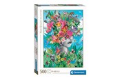 Puslespill - Clementoni Jigsaw Puzzle Head in The Jungle 500pcs Gulv - 35526