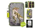 Skole - Depesche Dino World - Triple Pencil Case REFLECTOR - 0411758