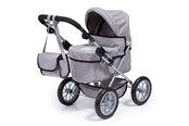 Dukker, Bamser & Utstyr - Bayer Design Dolls Pram Trendy - Grey (13010AA) - 13010AA