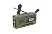 DAB, nettverks- og klokkeradio - Manta Portable Emergency Radio - FM - Mono - Grønn - RDI401G