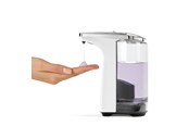 Såpedispensere - Simplehuman 237 ml sensorpumpe, hvit plast - ST1018