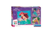 Puslespill - Clementoni Jigsaw Puzzle Super Color Square Disney Princess 3x48pcs. Gulv - 25304