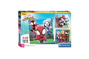 Puslespill - Clementoni Jigsaw Puzzle Super Color Square Marvel Spidey and His Friends 3x48pcs. Gulv - 25294