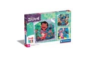 Puslespill - Clementoni Jigsaw Puzzle Super Color Square Disney Stitch 3x48pcs. Gulv - 25321