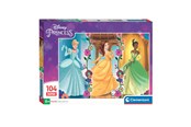 Puslespill - Clementoni Jigsaw Puzzle Super Color Disney Princess 104pcs. Gulv - 25772