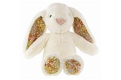 Dukker, Bamser & Utstyr - Tinka Plush Bunny Flower White 30 cm - 9-900205