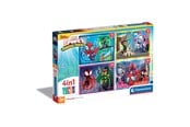 Puslespill - Clementoni Jigsaw Puzzle 4in1 Spidey and His Amazing Friends Gulv - 21528