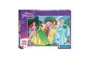 Puslespill - Clementoni Jigsaw Puzzle Super Color Disney Princess 180pcs. Gulv - 29787