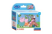 Puslespill - Clementoni Block Puzzle Peppa Pig 6 pcs. Blokk - 40659