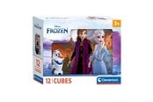 Puslespill - Clementoni Block Puzzle Frozen 12pcs. Blokk - 41192