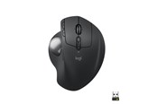 Mus - Logitech MX Ergo S - Ergonomisk mus - Optisk - 8 - Svart - 910-007260