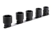 Bormaskin & Bits - VAERK Impact tops on rail 1/2" 9 parts 8-27 mm - 167-90-2