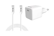 Mobil - Adaptere og ladere - Sandberg power adapter - 2-in-1 - 24 pin USB-C - 20 Watt - with USB-C to USB-C cable - 441-58