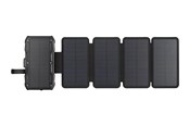 Nødlader - Sandberg Solar 5-Panel Powerbank 10000 Nødlader - Svart - 10000 mAh - 421-05