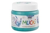 Kreative leker - Creativ Company Mucki Finger Paint - Green Metallic 150ml - 34756