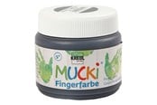 Kreative leker - Creativ Company Mucki Finger Paint - Black 150ml - 34763