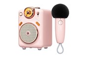 Bærbare festhøyttalere - Divoom Fairy-OK Retro Mini Karaoke Speaker - Pink - 6958444603766