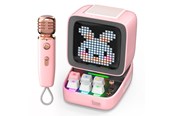 Bærbare festhøyttalere - Divoom Ditoo-Mic Mini Karaoke Machine Pixel Art Bluetooth Speaker - Pink - 6958444603858