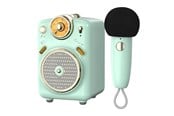 Bærbare festhøyttalere - Divoom Fairy-OK Retro Mini Karaoke Speaker - Green - 6958444603773