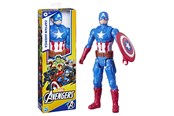 Figurer - Hasbro Marvel Avengers Titan Hero Series Captain America Action Figure 12-Inch Toy For Kids Ages 4 And Up - E7877XJ03