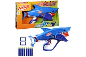 Leketøysvåpen - Hasbro Nerf Junior Wild Sharkfire Easy Play Dart Blaster 8 Nerf Elite Darts Ages 6 & Up - F8645EU40