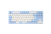 Tastatur - Varmilo VPT88 Sea Melody V3 - Wireless (Tri-Mode) - Gateron G Pro 3.0 Brown - Gamingtastatur - Uten numpad - Nordisk - Blå - A79A038G8A5A02A033