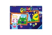 Kreative leker - Ravensburger CreArt Painting by Numbers - Funny Monsters - 235575