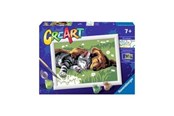 Kreative leker - Ravensburger CreArt Painting by Numbers - Sleeping Cats and Dogs - 289301