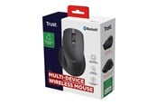 Mus - Trust Ozaa+ - mouse - multi-device - Bluetooth 2.4 GHz - black - Mus - Optisk - 6 - Svart - 24820