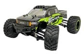 Fjernstyrt - BLACKZON Smyter MT 1/12 4WD Electric Monster Truck - Green - 540110