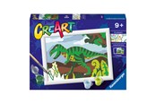 Kreative leker - Ravensburger CreArt Painting by Numbers - Wandering Dinosaur - 235612