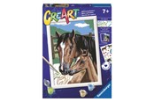 Kreative leker - Ravensburger CreArt Painting by Numbers - Playing around with Foals - 235735