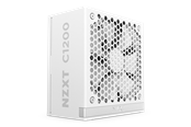 Strømforsyning (PSU) - NZXT C-Series C1200 (2024) White Strømforsyning (PSU) - 1200 Watt - 135 mm - ATX 3.1 - 80 Plus Gold sertifisert - PA-2G2BW-EU