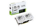 Grafikkort - ASUS GeForce RTX 4070 DUAL EVO White - 12GB GDDR6X RAM - Grafikkort - 90YV0J18-M0NA00