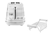 Brødrister - DeLonghi Brødrister De'Longhi Avvolta CTA 2103.W - toaster - white - CTA 2103.W