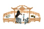 Figurer - Mojo Horse World Western Ranch Corral - 380064 - MJ-380064