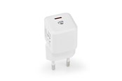 Mobil - Adaptere og ladere - Nedis Mini Wall Charger - WCMPD20W100WT