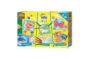 Kreative leker - SES My First - 3in1 Finger Painting Coloring Pasting Shapes - 14489