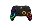 Spill - Tilbehør - PDP Afterglow Wave - Black - Wireless - Controller - Nintendo Switch - 500-252-BK