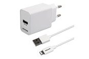 Mobil - Adaptere og ladere - Essentials Wall Charger USB-A - 1m - 1110145