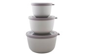 Andre kjøkkenapparater - Mepal - Cirqula High Bowl Set Of 3 - Nordic White (233094) - 233094