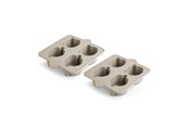 Babyutstyr - Nuuroo Anan silicon baking tin 2-pack - Cobblestone - NU339CS