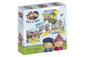 Puslespill - Bambolino Toys Fien & Teun Puzzle 4in1 Gulv - 19201