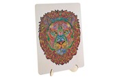 Puslespill - Creative Craft Group Wooden Jigsaw Puzzle Lion 140pcs. Tre - 400083