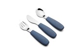 Babyutstyr - Nuuroo Jana cutlery set 3-pack - Bering Sea - NU465BS